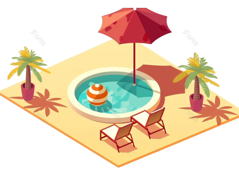 节日图片,户外元素,夏天PNG,插画免抠素材